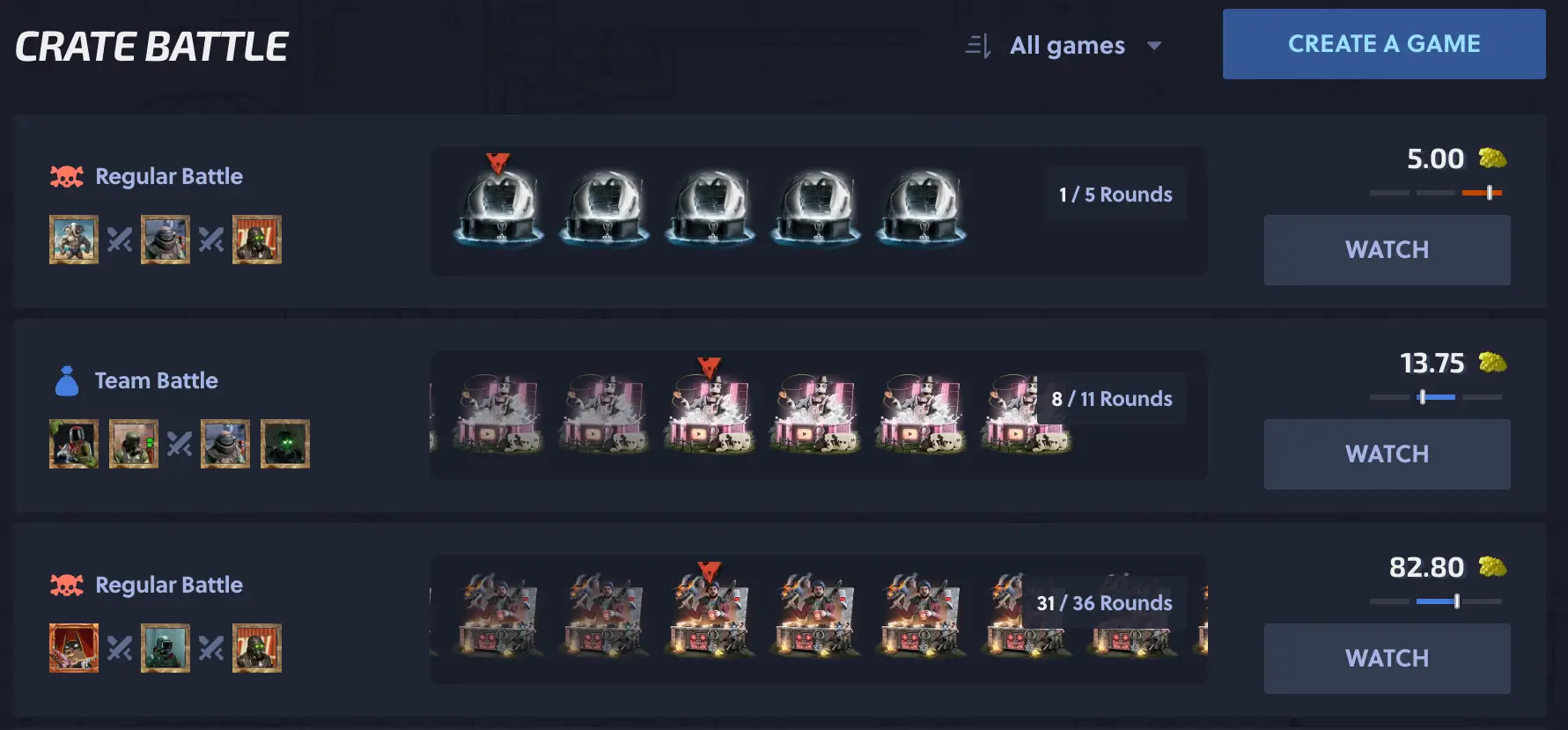 Crates Battle in Cobalt Lab