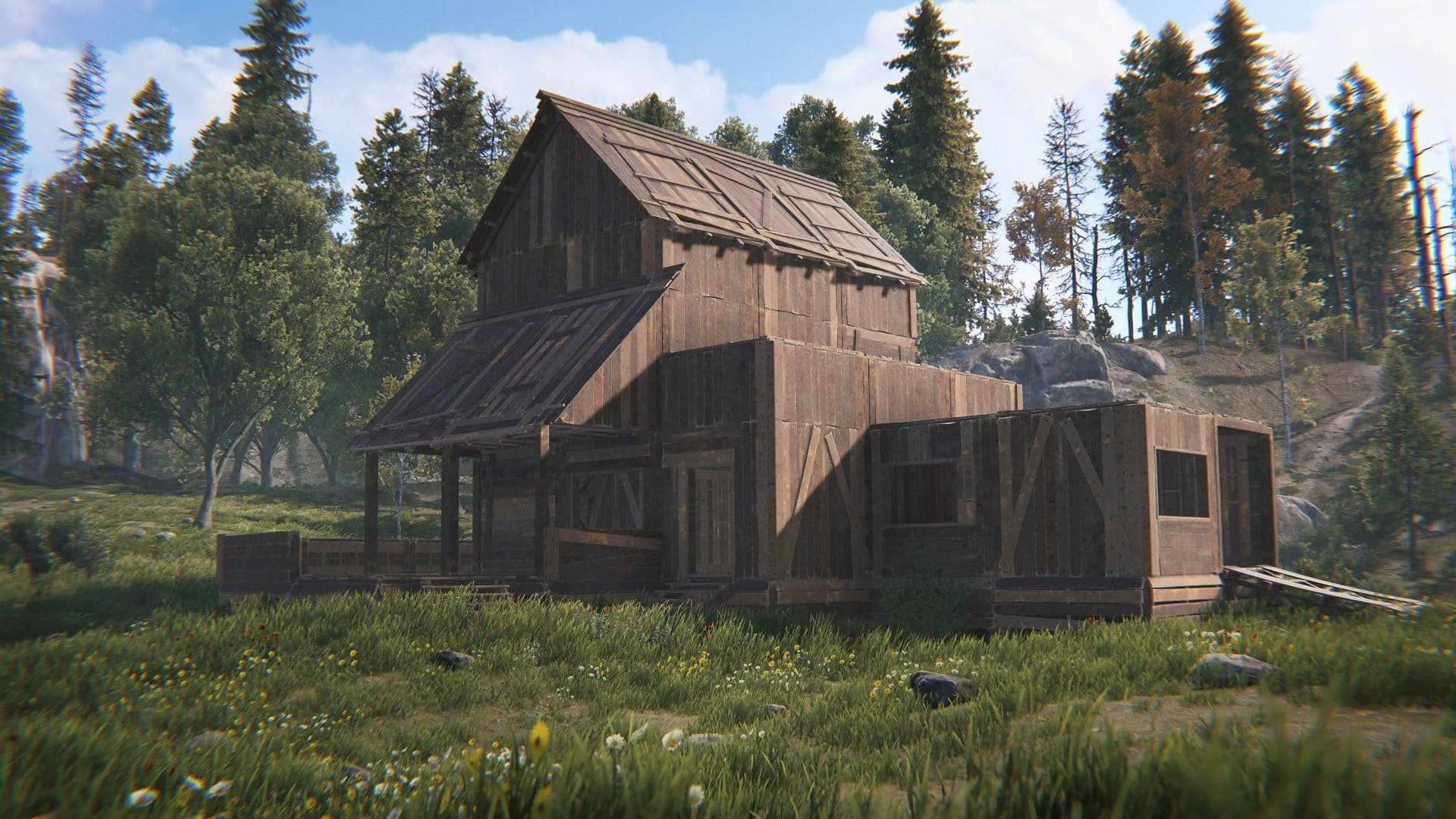 legacy wood building rust