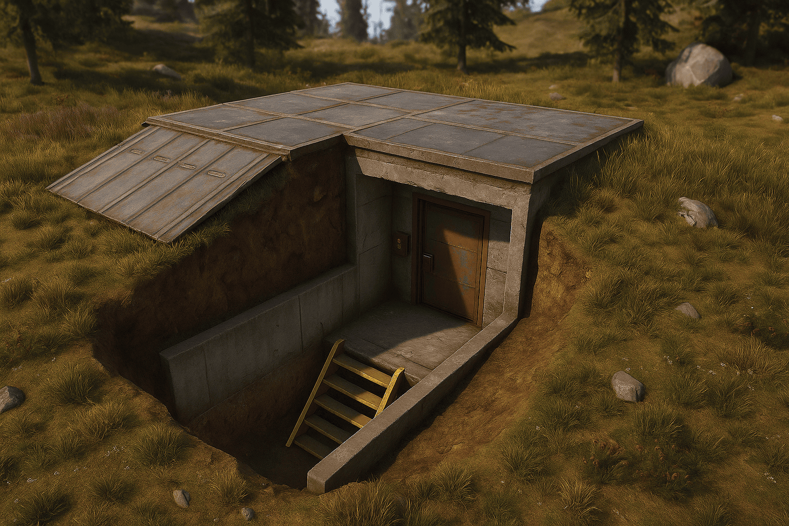 бункер раст