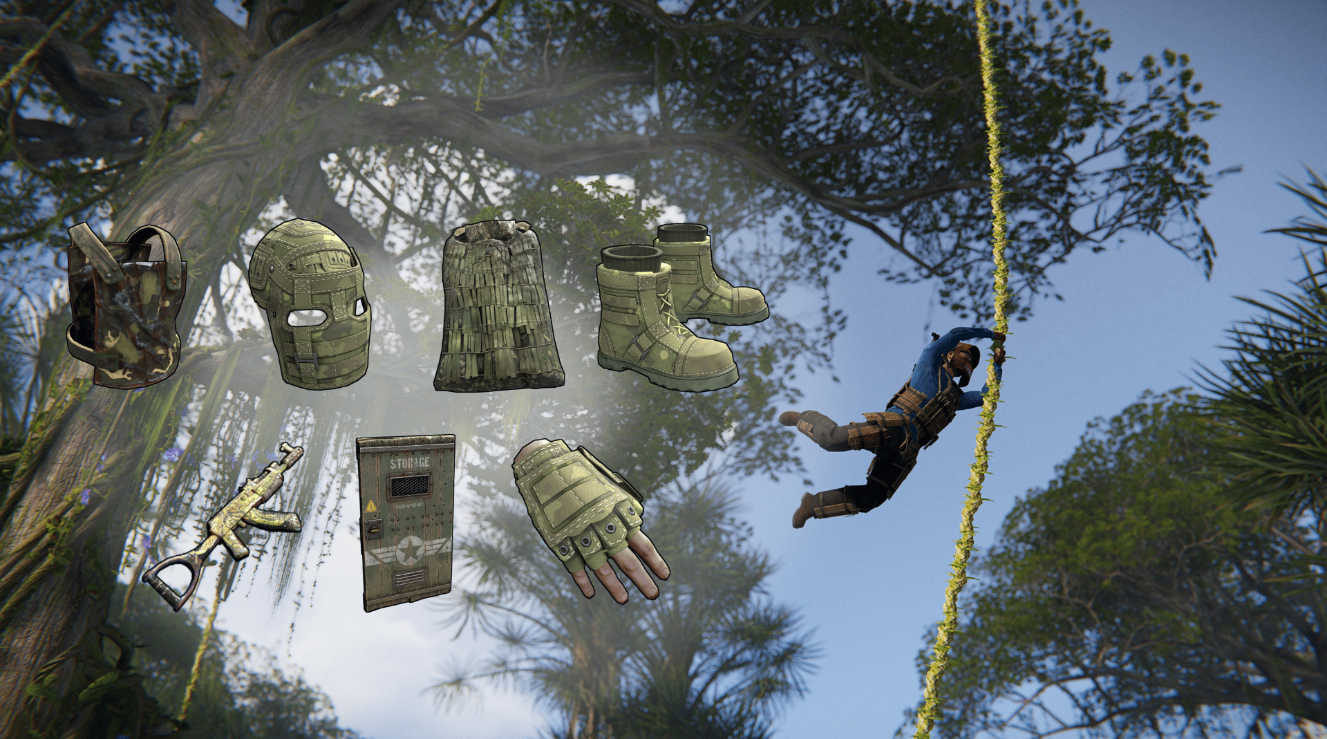 зеленый сет