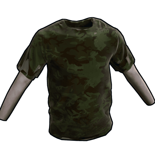 forest camo tshirt rust